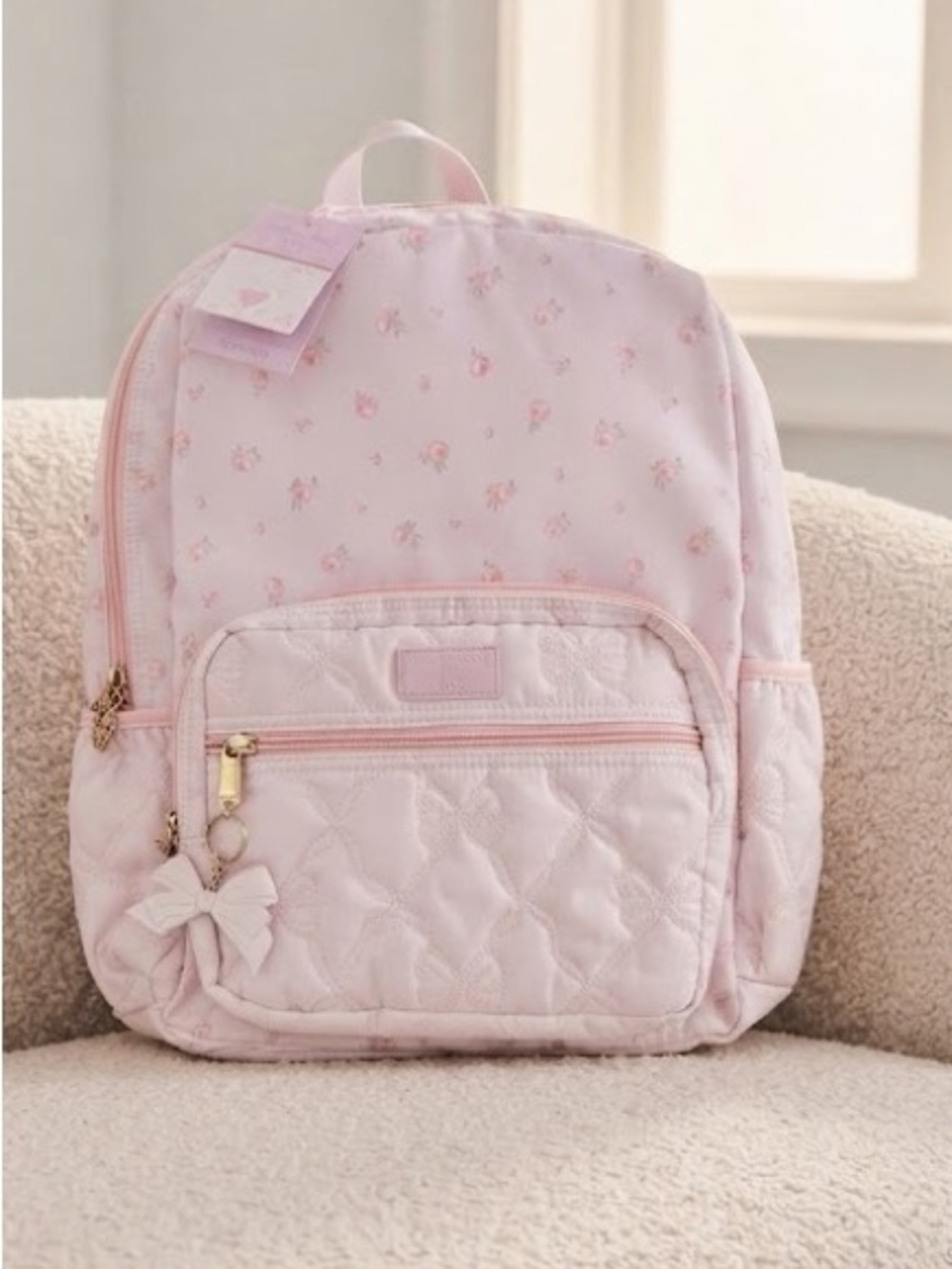 LoveShackFancy Blooming Heirloom Ditsy Backpack Ballet Bloom